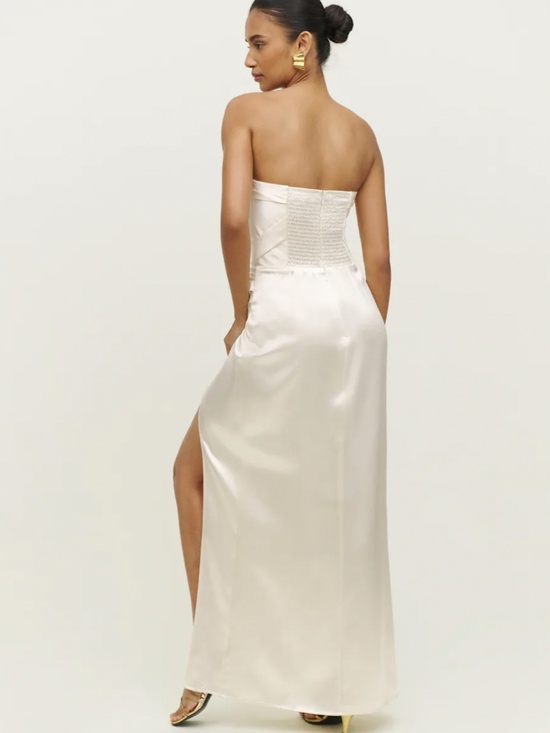 Reformation Barrow Silk Dress - Picture 5 of 8